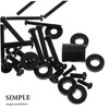 Zerodeko 88pcs Wall Mount Tv Bracket Screw Kit Screws for