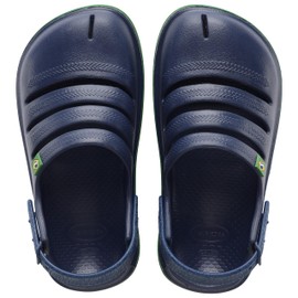 Havaianas Kids Clog Brasil, Sandali Unisex - Bambini e ragazzi, Navy Blue, 27/28 EU