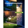 GOLUMUP Solar Spotlight for Outdoor Garden with Motion Sensor, Pack