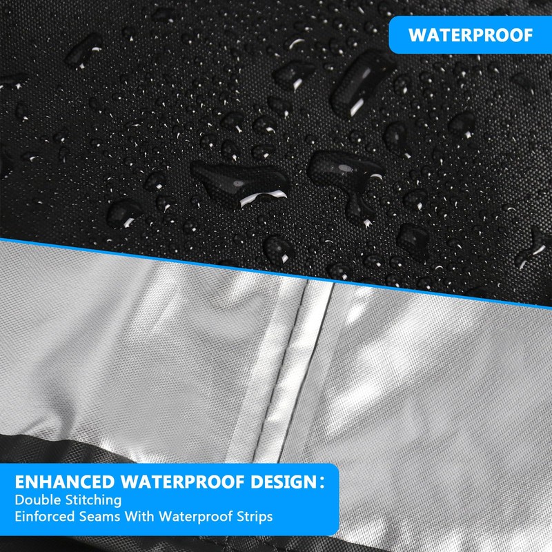 Squat Rack Cover, Waterproof Outdoor Gym Equipment Covers with Zipper