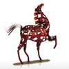 TOOARTS Metal Sculpture Metal weaving horse Home Furnishing Articles Handicrafts