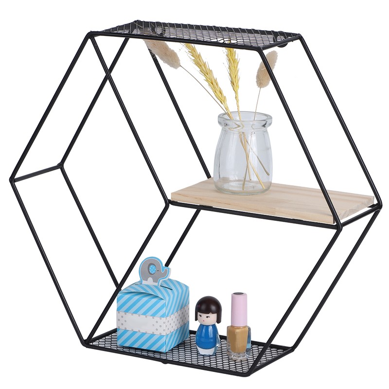 Nordic Style Floating Wall Storage Shelf Living Room Display Rack