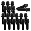QIAOAUTOCC 20PCS M14x1.5 Extended Lug Bolts – 45mm Shank Length,
