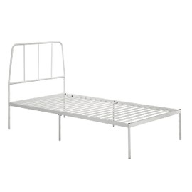 Sauder Harvey Park Twin Platform Bed, White Finish