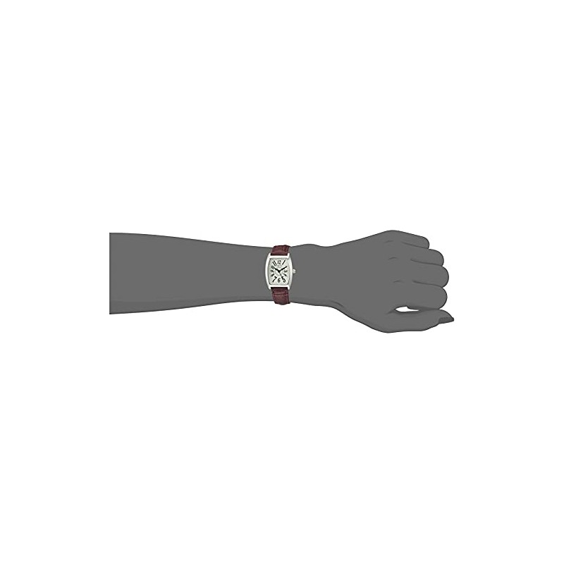 Arias WW20029A Women's Analog Wristwatch, Waterproof, Leather Strap, White, Dial,
