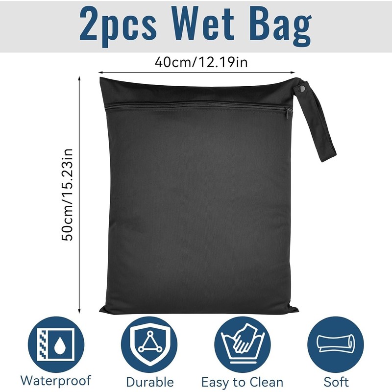 2 Bolsa para Ropa Mojada, Bolsa Impermeable para Ropa Mojada,