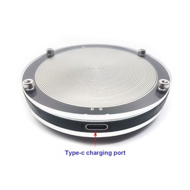 Byttlerom Resonance Ultra Low Frequency Pulse Wave Generator 7.83HZ Metal+Plastic Frequency Pulse Wave Generator with Sound Resonator Box