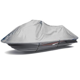 SBU Silver 420 Denier Trailerable Jet Ski Jetski PWC Cover Compatible for Sea Doo Sea-Doo Bombardier GTI 1996-2000