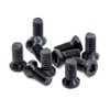 Black Oxide Star Drive Weaver Oval Head Gun Screws -
