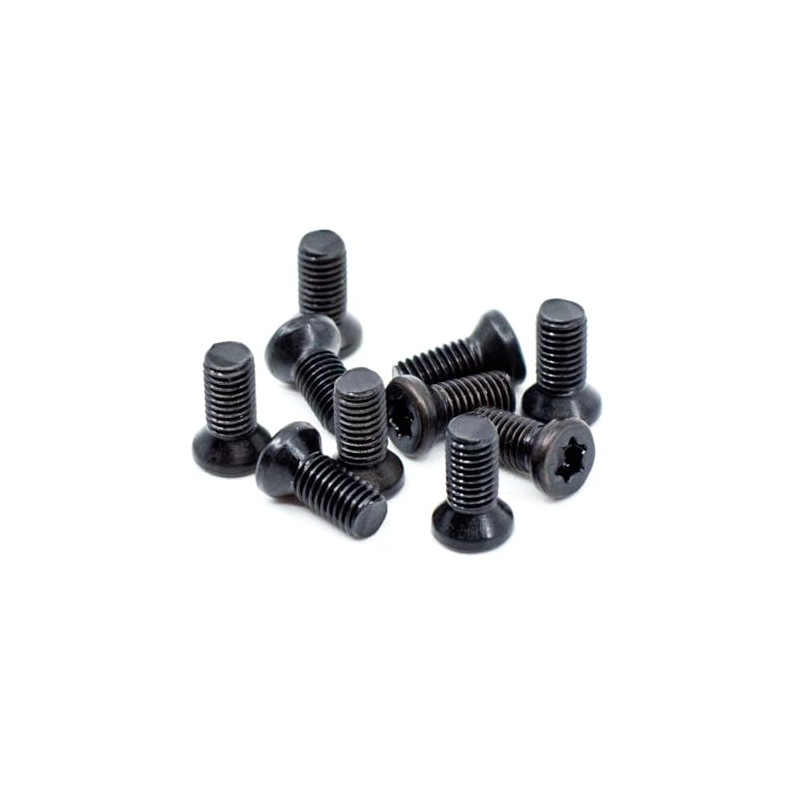 Black Oxide Star Drive Weaver Oval Head Gun Screws -