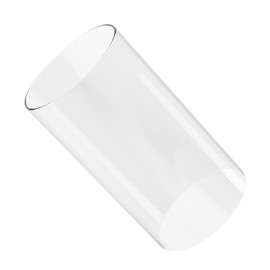 SUNWO Borosilicate Glass, Clear Candle Holder, Glass Chimney for Candle Open Ended, Glass Hurricane Candle Holders Diameter 3", Height 4"