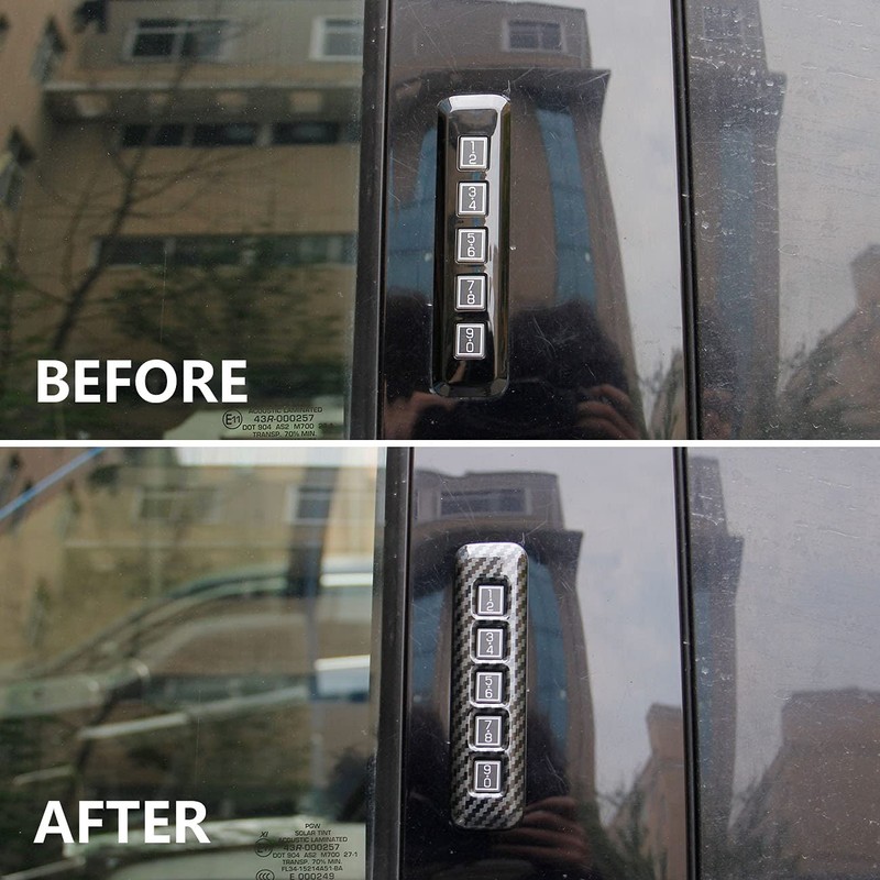 Korlot Carbon Fiber Truck Door Pillar Post Keypad Password Code