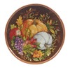 Certified International Harvest Blessings 8.5" Salad/Dessert Plate, Multicolor, Medium, Set
