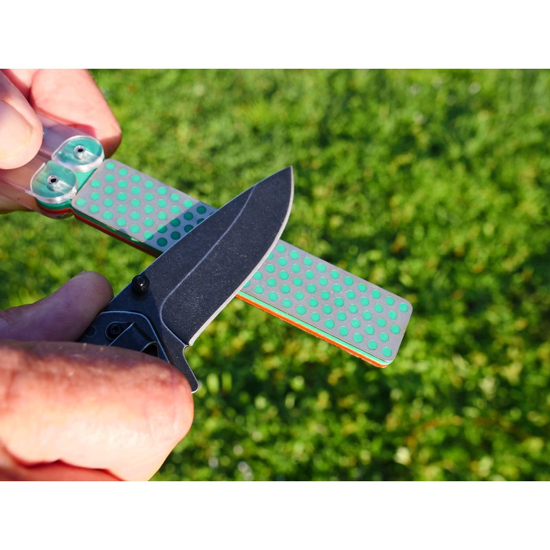 DMT FWEF Fine/Extra Fine Double Sided Diafold Sharpener - Grey