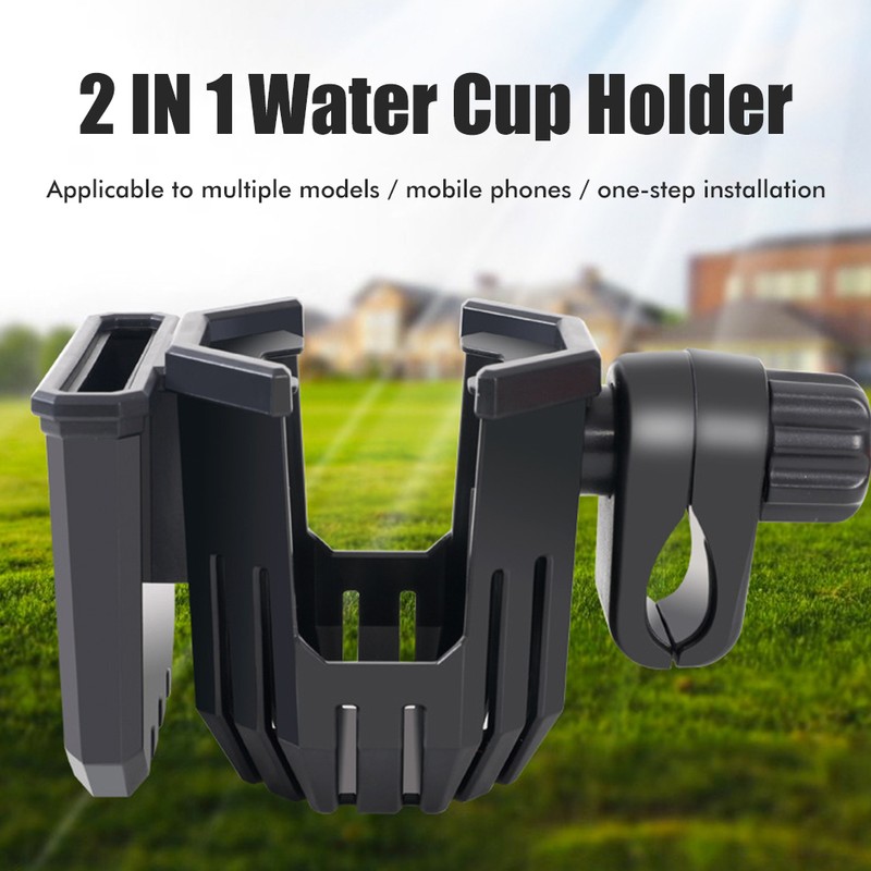 2 in 1 Bike Cup Holder Bicycle Handlebar Cup Holder