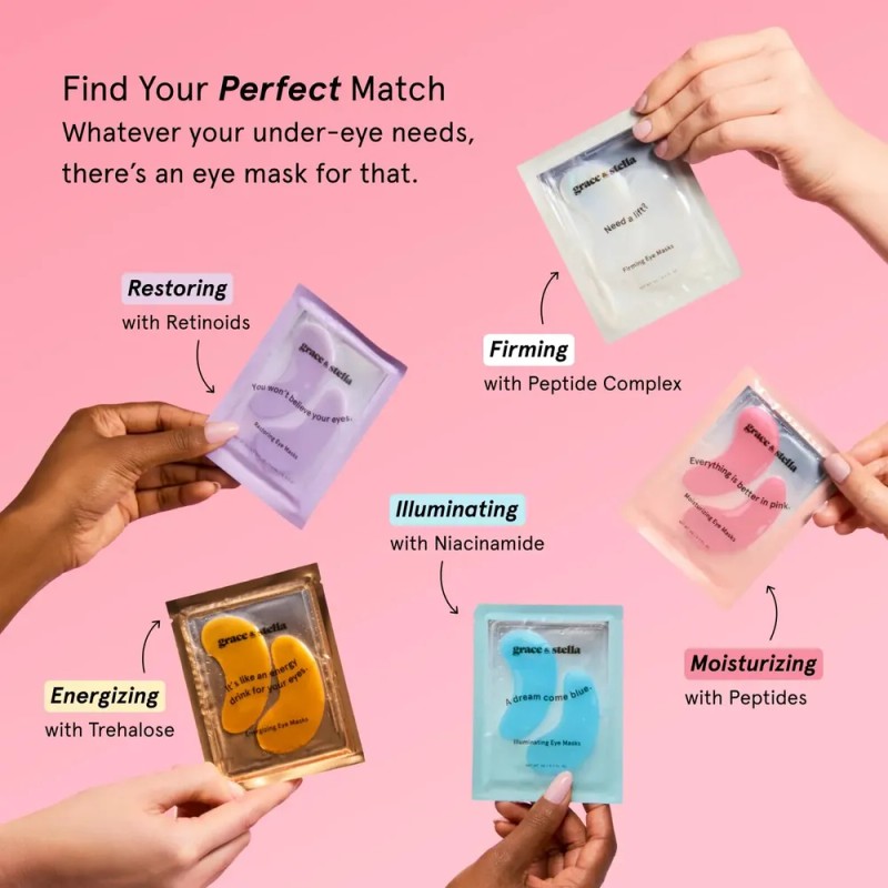 Under Eye Mask For Dark Circles & Puffiness, Gel Patches