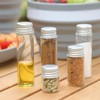Lafuntar Mini Camping Seasoning Bottle Set, 2 Pcs Empty Camping