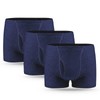 3 Pcs Men’s Incontinence Pants Incontinence Boxer Brief with Absorbent