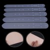 HilBeliFU 5Pcs Belt Templates Set, Translucent Belt Punching Template, PVC