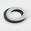 ROLYA Solid Metal Glass Vessel Sink Mounting Ring Matte Black