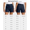 SANTINY Women's 5" Golf Shorts with Pockets Quick Dry Stretch