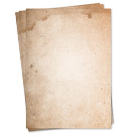 Writing Paper Set Nature Motif I 50 Sheets 90 g/m² DIN A4 I Stylish Writing Paper Versatile Brown Beige I Birthday Certificate Menu I dv_212