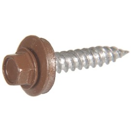 The Hillman GroupThe Hillman Group 35283 Self-Piercing Sheeters Screw Brown 10 x 1 40-Pack