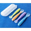 Papu Baby 4 Cucharas Papubaby De Silicón Colores Variados.