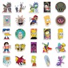 FRANKdesigns 50 Pcs Psychadelic Vibrant Cartoon Sticker Pack - Unleash