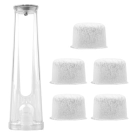 6pcs Starter Filter Replacement Kit for Keurig, Including 1 Water Filter Holder and 5 Elements Activated Carbon Water Filters Replacement for Keurig 2.0 K50 K300 K325 K350 K675 Series Brewers