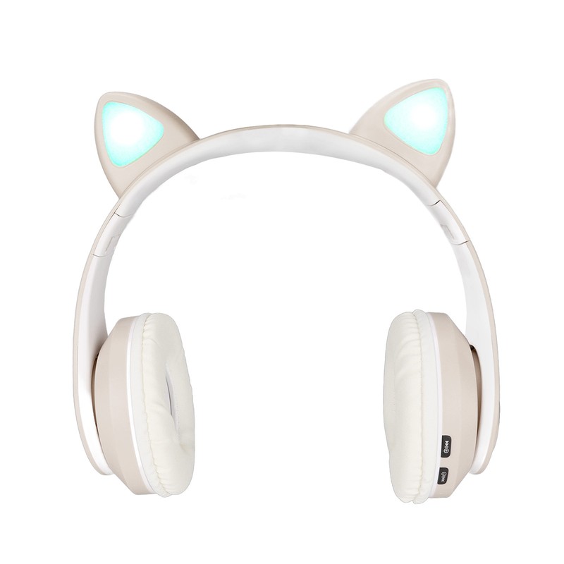 LXB39A Cat Ear Bluetooth Headset Cute Adjustable Bass Portable Wireless