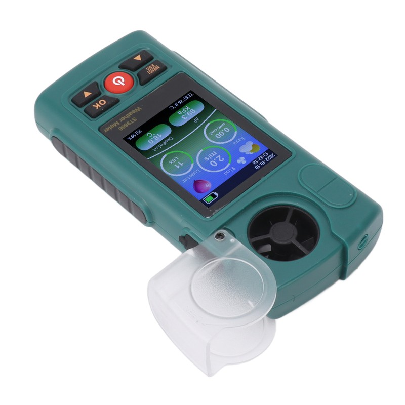 Weather Meter Handheld Air Flow Velocity Tester Digital Wind Speed