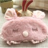 Eye patch, rabbit fur sleep blindfold, eye mask, eye patch 15 BL0684