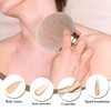 2 Stück Make Up Pinsel Groß, Schminkpinsel Groß Puder, Selbstbräuner