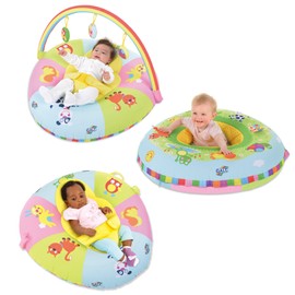 Galt Toys, 3 in 1 Playnest & Gym, Baby Activity Center & Floor Seat, Ages 0+, Multicolor, Model:1004819