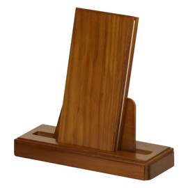 Modern Viewing Stand/Past Book Set, 4.0 Inches, Light, Oak Wood, Past Book, Fashionable, Made in Japan