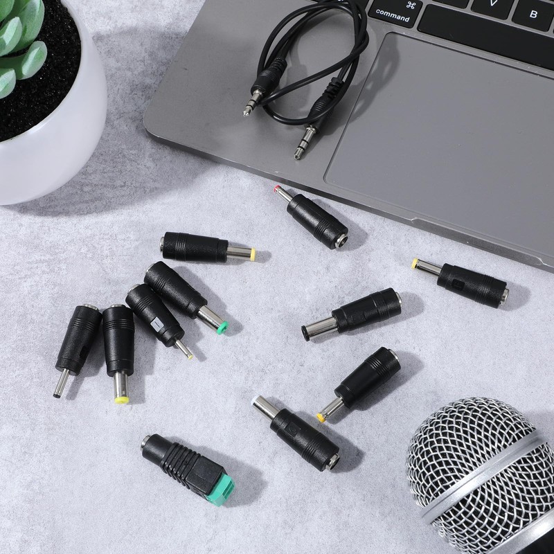 DC Adapter Plug, 11 Pcs Universal 5.5 mm x 2.1