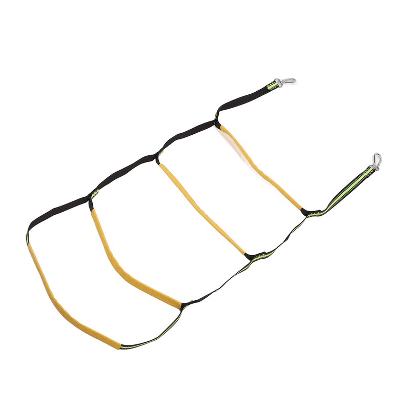 Boat Rope Ladder 4 Steps Foldable Portable Rope Boarding Ladder