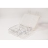 Clear Kid-Friendly Easy Clean Bento Lunchbox by My Family -