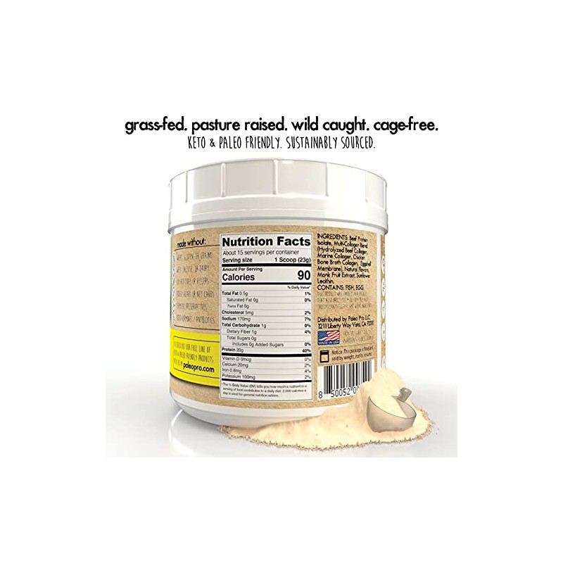 PaleoPro® Protein+ Multi-Collagen (Aztec Vanilla)