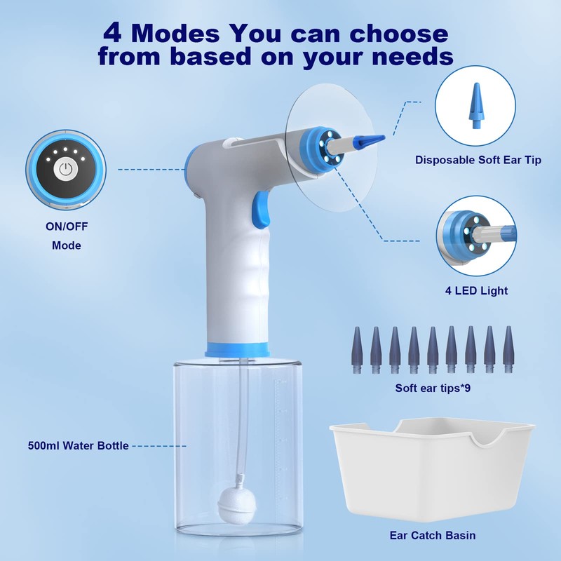 Ear Wax Removal, Ear Irrigation Kit, EARIGATION Ear Cleaning Kit