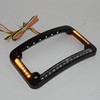 HTTMT- Dual LED Curved Motorcycle License Plate Frame w/Turn-Signal,Brake Light