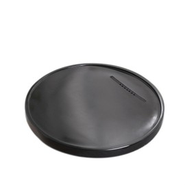 Tea Tray Exquisite Small Tea Tray Ebonite Round Drainage Dry Brewing Table Living Room Home Modern Stone Tea Table Tea Trays(45 * 45 * 3cm)