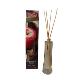 NATURE'S SERENADE DIFUSOR DE Aroma Varillas Manzana Canela (Paquete DE 2 DE 60 ML CU)