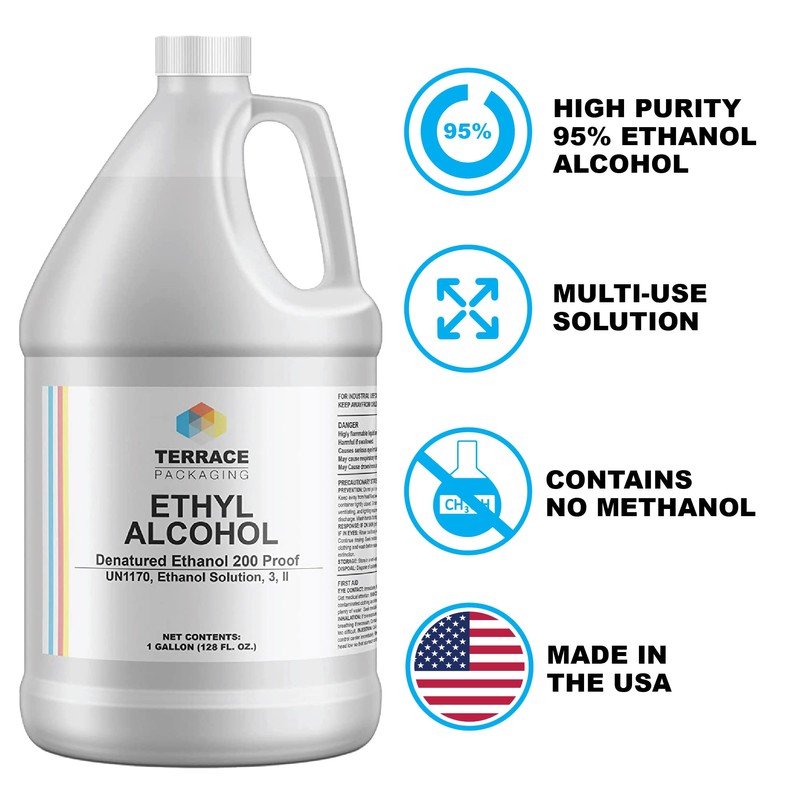 Active Element Ethanol Alcohol 95% Denatured – 4 Gallon -