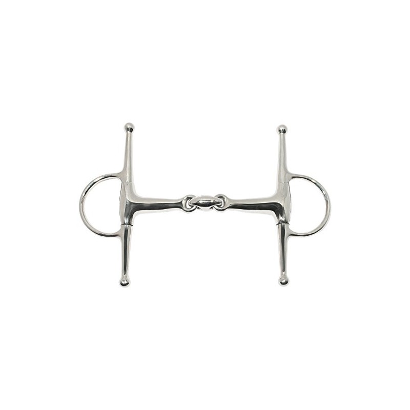 Full-Cheek Snaffle STAINLESS STEEL, French-link, 14, 5, stainless steel, 14,
