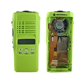 Amasu Limited-keypad Repair Housing Case Front Cover with LCD Display and Speaker Compatible with HT1250 Radio-Green