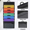 Colexy Hanging Wall File Folder Organiser, A4 Cascading Magazine Chart