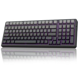 AULA F99 Pro Wireless Mechanical Keyboard,Hot Swappable Custom Keyboard,RGB Backlit,Pre-lubed Linear Switches,Side Printed PBT Keycaps,2.4GHz/USB-C/BT5.0 Mechanical Gaming Keyboards