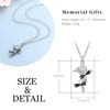 AIWENXI Dragonfly Urn Necklaces for Ashes Cross Infinity Cremation Jewelry